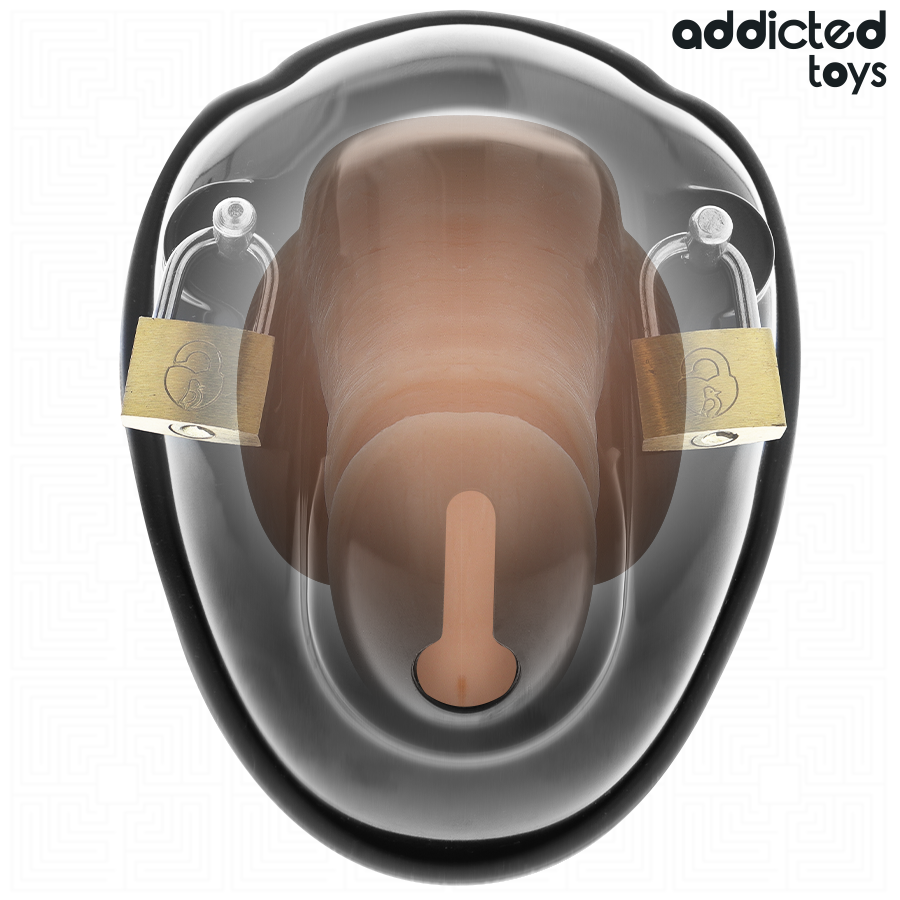 ADDICTED TOYS LOCKED - JAULA PARA PENE CON CERRADURA SIN LLAVE 11,5 CM