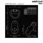 ADDICTED TOYS LOCKED - CAGE À PÉNIS UNBROKEN DEN 9,8 CM