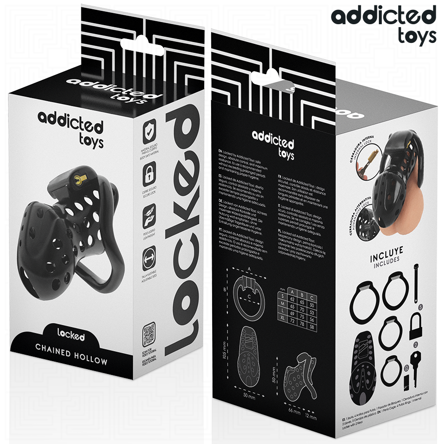 ADDICTED TOYS LOCKED - CON PENE HUECO ENCADENADO 10,5 CM