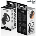 ADDICTED TOYS LOCKED - JAULA PARA PENE CIFRADA, CERRADA Y SELLADA 8 CM