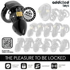 ADDICTED TOYS LOCKED - GABBIA PER PENE CASTITÀ PROFONDITÀ 7,5 CM