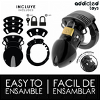 ADDICTED TOYS LOCKED - GABBIA PER PENE CASTITÀ PROFONDITÀ 7,5 CM