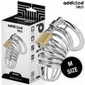ADDICTED TOYS LOCKED - JAULA PARA PENE DE METAL IRON CELL TALLA M