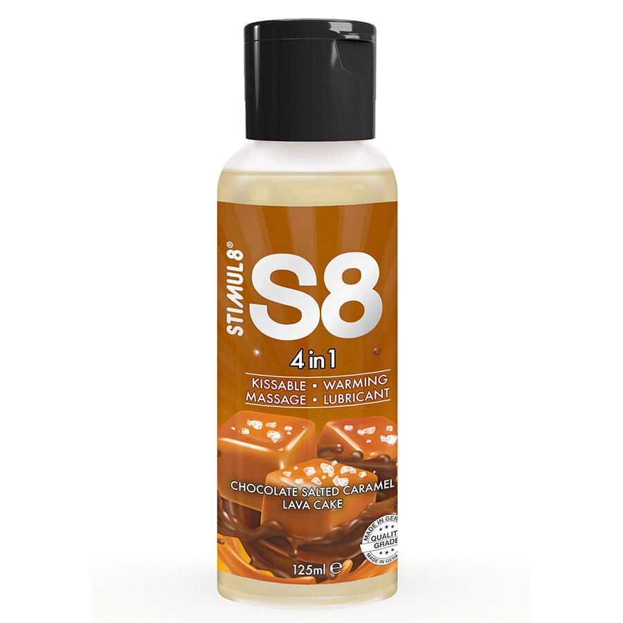 STIMUL8 - LUBRICANTE S8 DESSERT 4 EN 1 CHOCOLATE Y CARAMELO SALADO 125 ML