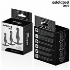 ADDICTED TOYS - LOTE DE 3 PLUGS ANALES MODELO 1