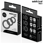 ADDICTED TOYS - LOT DE ANNEAUX EN SILICONE MODÈLE 1