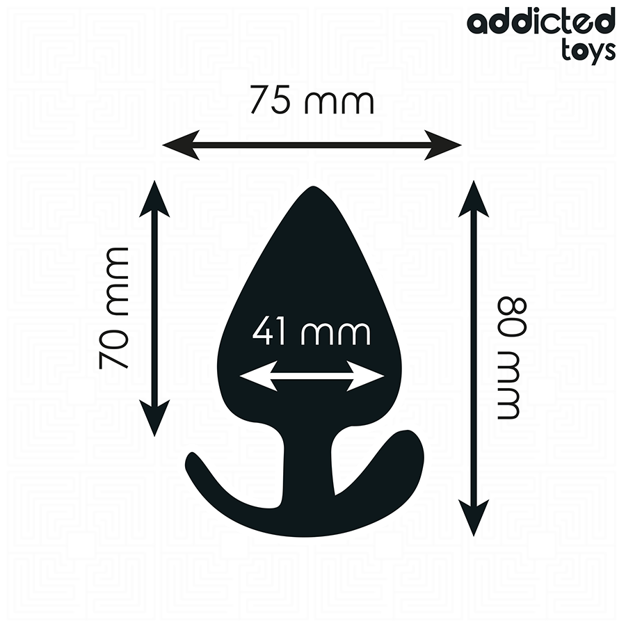 ADDICTED TOYS - PLUG ANAL TALLA L 8 CM
