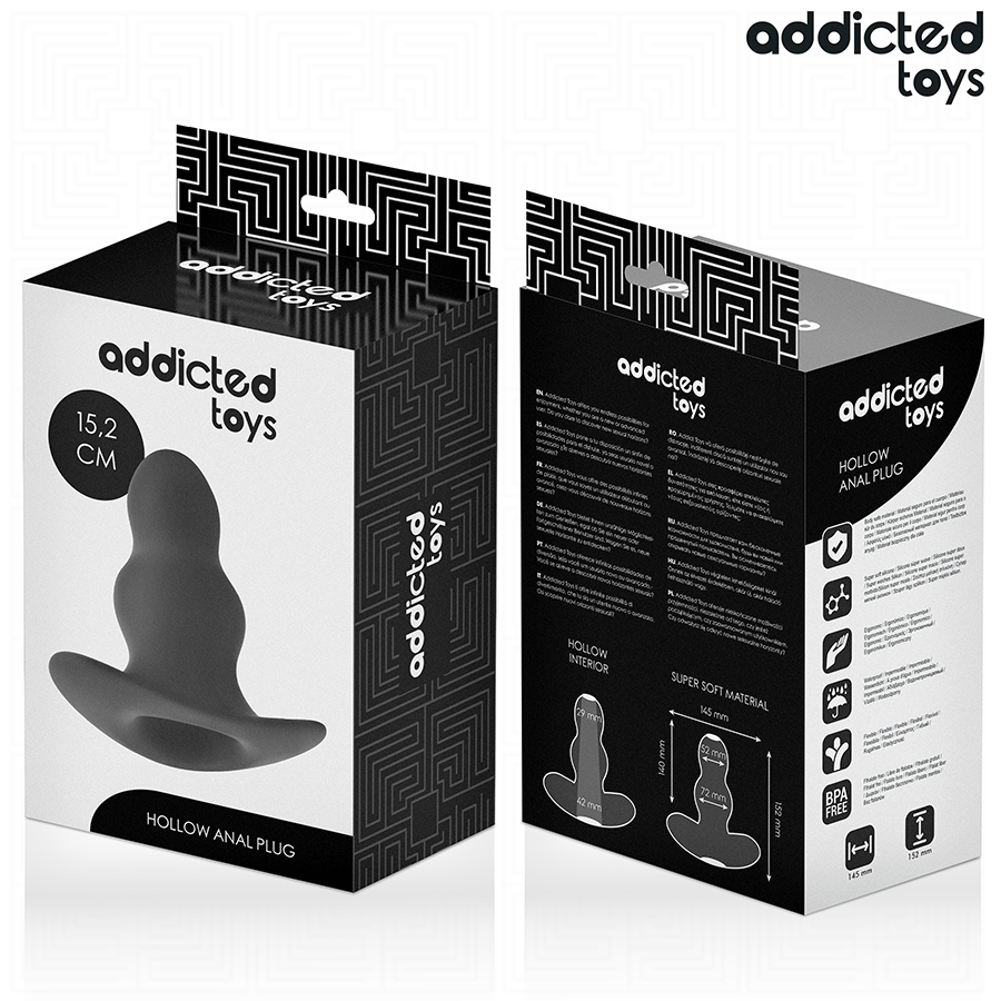 ADDICTED TOYS - PLUG ANALE CAVO TAGLIA XXL 15,2 CM