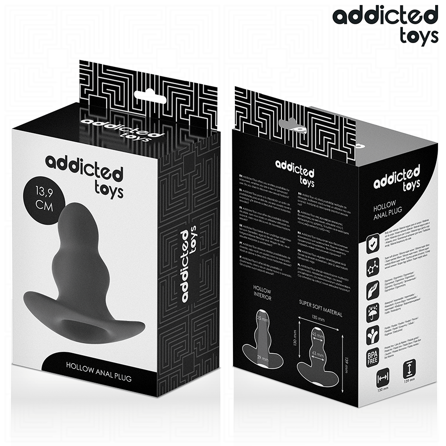 ADDICTED TOYS - PLUG ANAL HUECO TALLA XL 13,9 CM