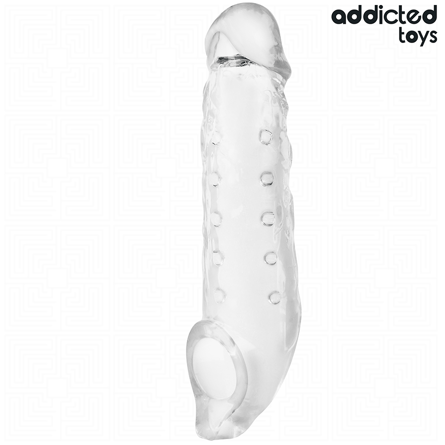 ADDICTED TOYS - EXTENSION DE PÉNIS TRANSPARENTE TAILLE S 23 CM