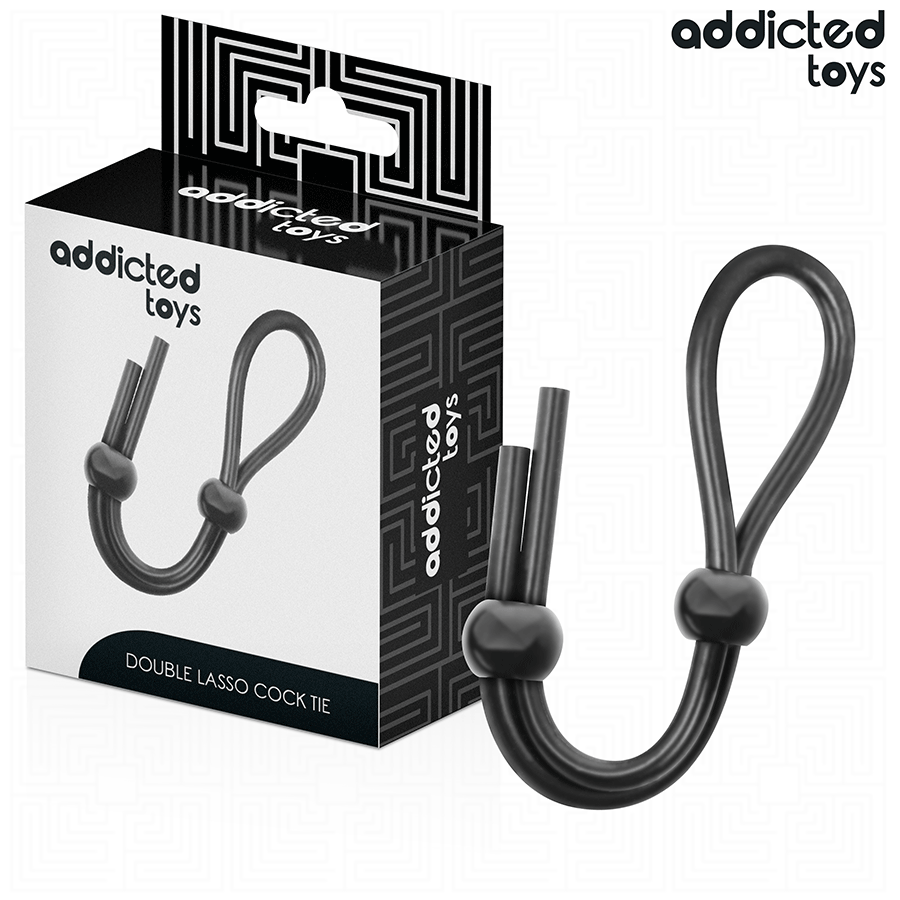 ADDICTED TOYS - DOUBLE-LOOP SILICONE PENIS ROPE