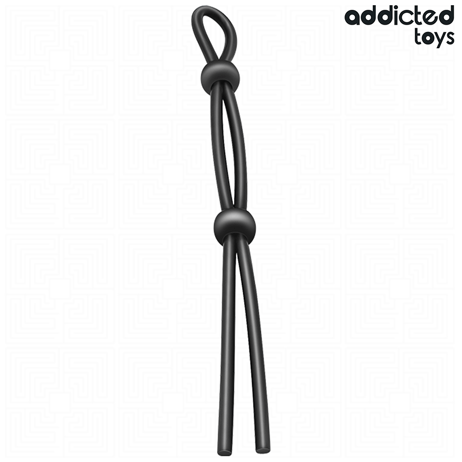 ADDICTED TOYS - DOUBLE-LOOP SILICONE PENIS ROPE