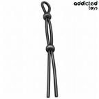 ADDICTED TOYS - DOUBLE-LOOP SILICONE PENIS ROPE