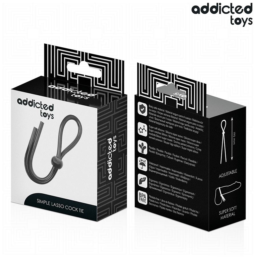 ADDICTED TOYS - ANELLO PER PENE IN SILICONE A CINTURINO SINGOLO