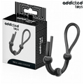 ADDICTED TOYS - ANILLO DE SILICONA PARA EL PENE DE TRIPLE BUCLE