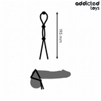 ADDICTED TOYS - ANILLO DE SILICONA PARA EL PENE DE TRIPLE BUCLE