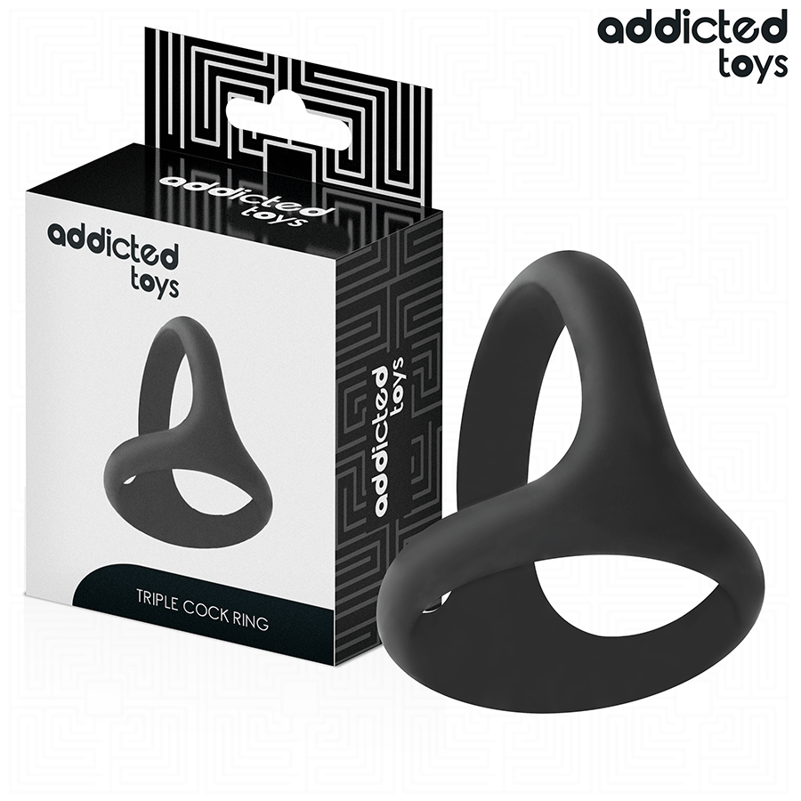 ADDICTED TOYS - ANILLO PARA PENE TRIPLE GRUESO