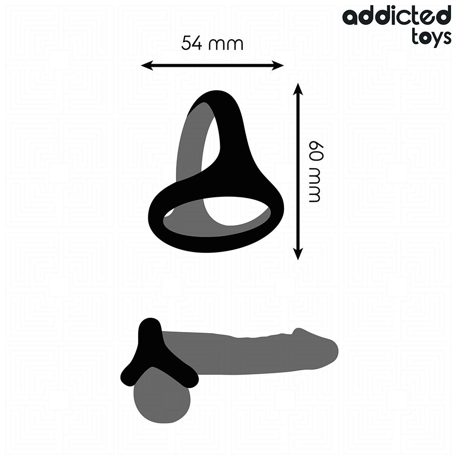 ADDICTED TOYS - ANILLO PARA PENE TRIPLE GRUESO