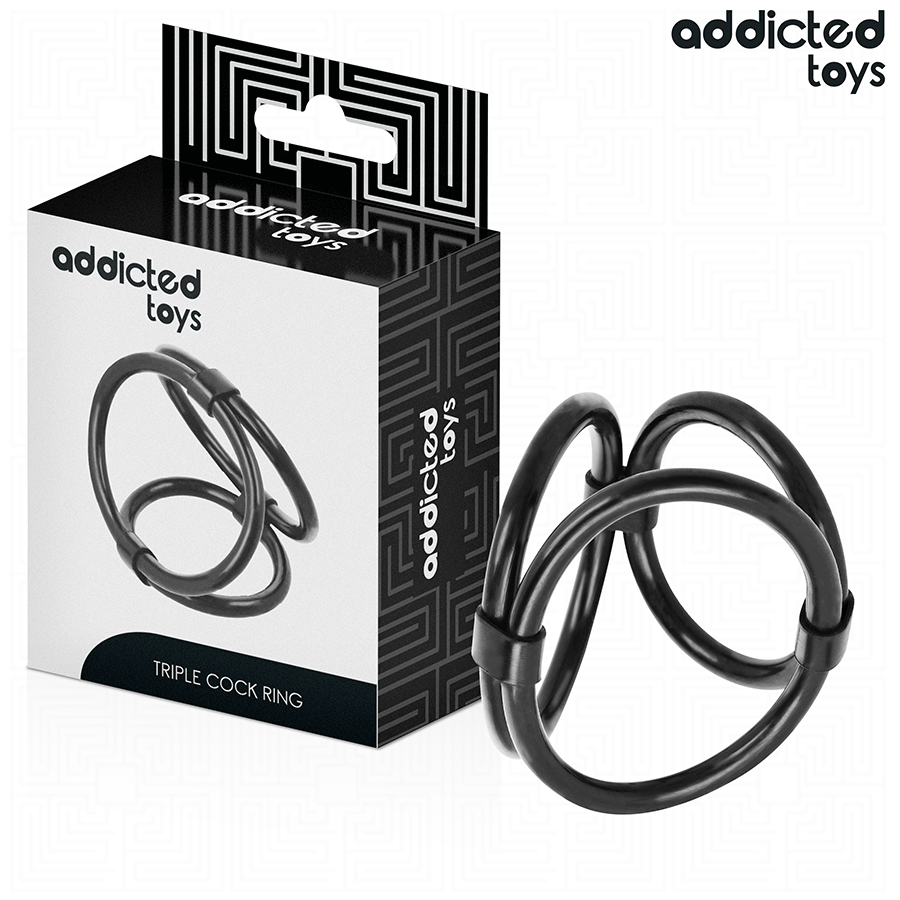 ADDICTED TOYS - ANILLO PARA PENE TRIPLE