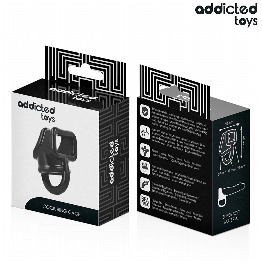 ADDICTED TOYS - ANNEAU POUR CAGE À PÉNIS