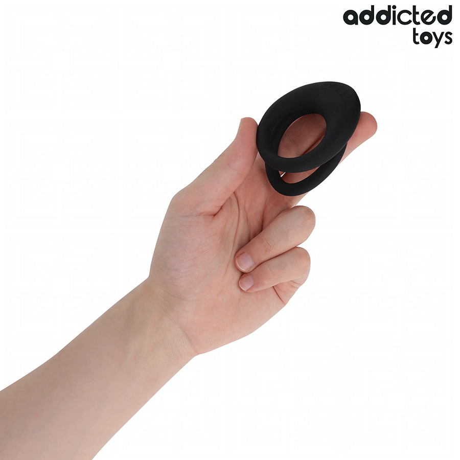 ADDICTED TOYS - ANILLO PARA PENE DE DOBLE TEXTURA