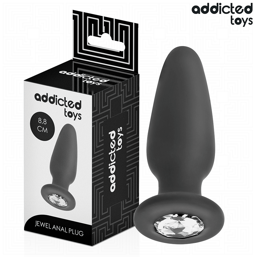 ADDICTED TOYS - PLUG ANAL CON JOYA TALLA S 8,8 CM