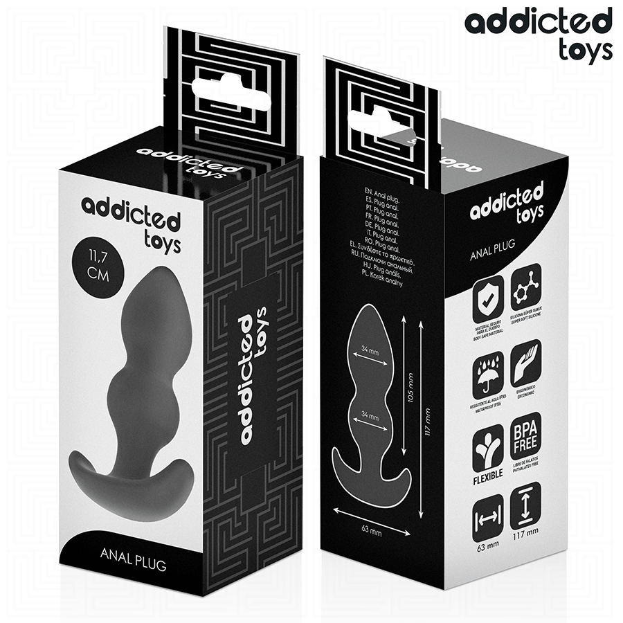 ADDICTED TOYS - PLUG ANAL TALLA L 11,7 CM