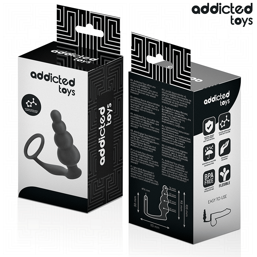 ADDICTED TOYS - PLUG ANAL CON ANILLO MODELO 5