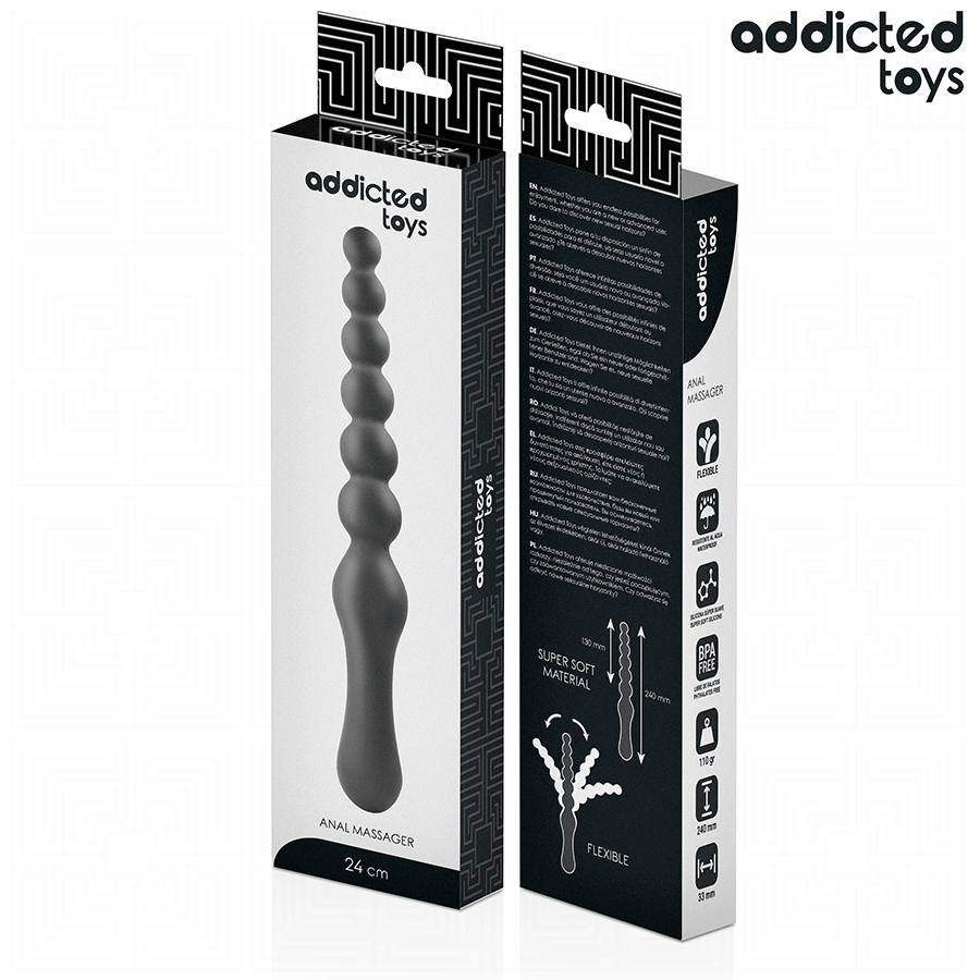 ADDICTED TOYS - MASAJEADOR ANAL 24 CM
