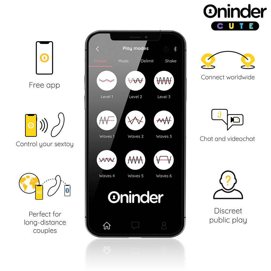 ONINDER CUTE - LOVE BUDDY MASTER VIBRADOR PUNTO G - APLICACIÓN MUNDIAL GRATUITA