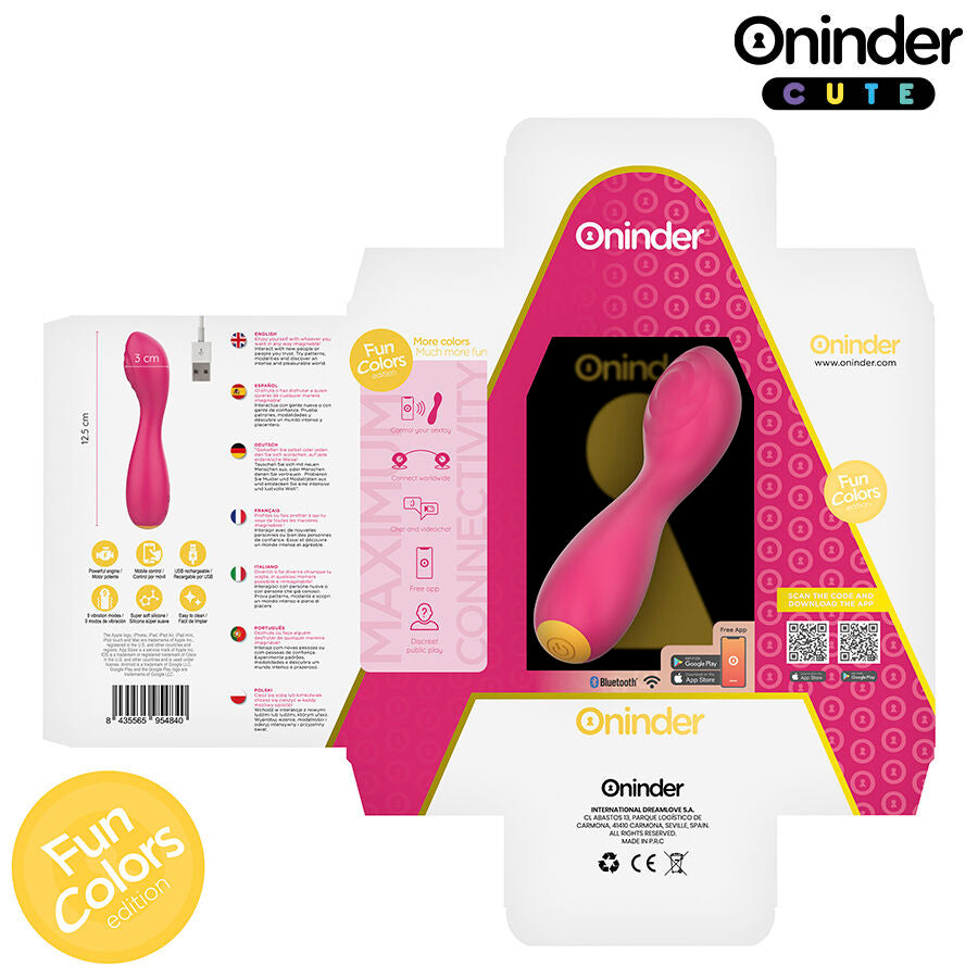 ONINDER CUTE - VIBRADOR DE PUNTO G LOVE BUDDY MASTER - APLICACIÓN GLOBAL GRATUITA