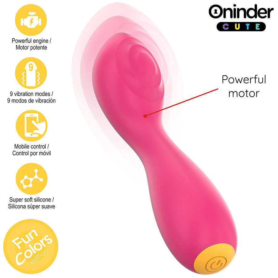 ONINDER CUTE - VIBRADOR DE PUNTO G LOVE BUDDY MASTER - APLICACIÓN GLOBAL GRATUITA