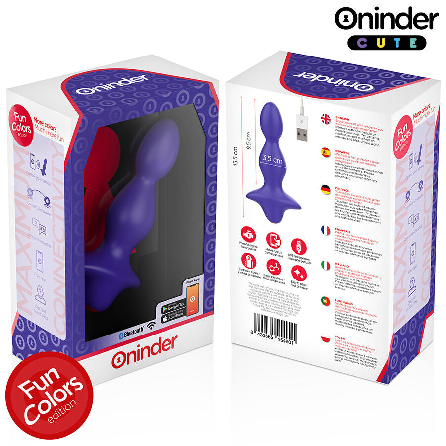 ONINDER CUTE - DILATADOR ANAL VIBRADOR LOVE BUTT - APLICACIÓN MUNDIAL GRATUITA