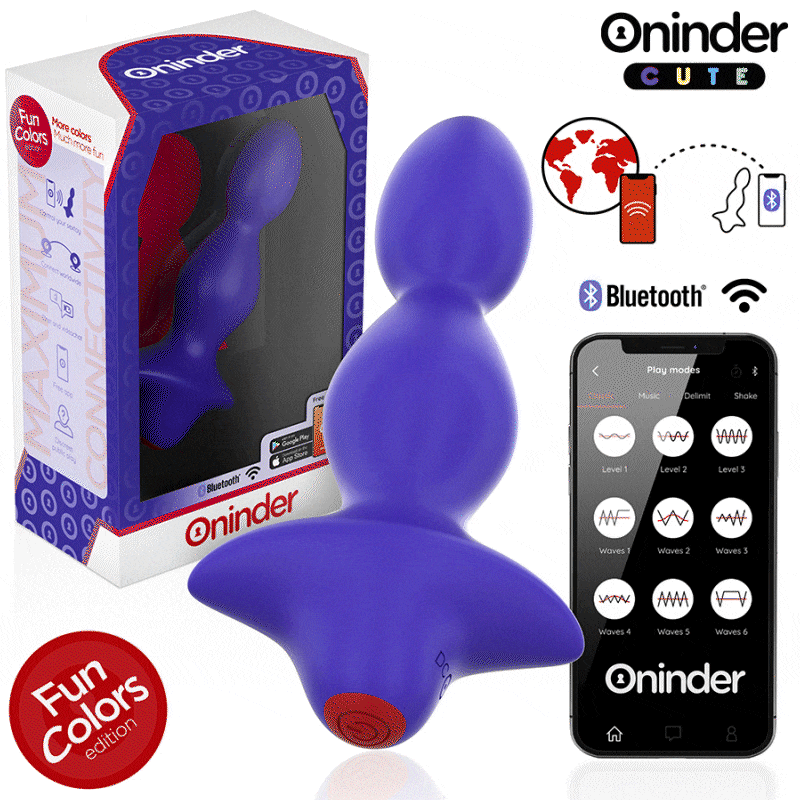 ONINDER CUTE - DILATADOR ANAL VIBRADOR LOVE BUTT - APLICACIÓN MUNDIAL GRATUITA