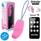 ONINDER CUTE - HUEVO DE SILICONA VIBRATORIO Y GIRATORIO 360° - APLICACIÓN MUNDIAL GRATUITA