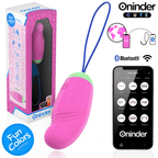 ONINDER CUTE - HUEVO DE SILICONA VIBRATORIO Y GIRATORIO 360° - APLICACIÓN MUNDIAL GRATUITA