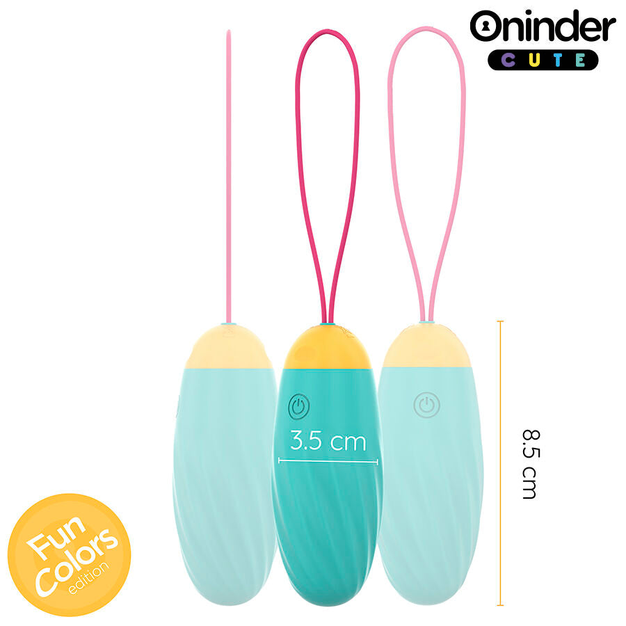 ONINDER CUTE - UOVO VIBRANTE LOVE PLEASURE - SFERE IN SILICONE ROTANTI - APPLICAZIONE MONDIALE GRATUITA