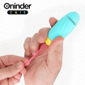 ONINDER CUTE - HUEVO VIBRADOR LOVE PLEASURE - PIEDRAS DE SILICONA GIRATORIAS - APLICACIÓN MUNDIAL GRATUITA