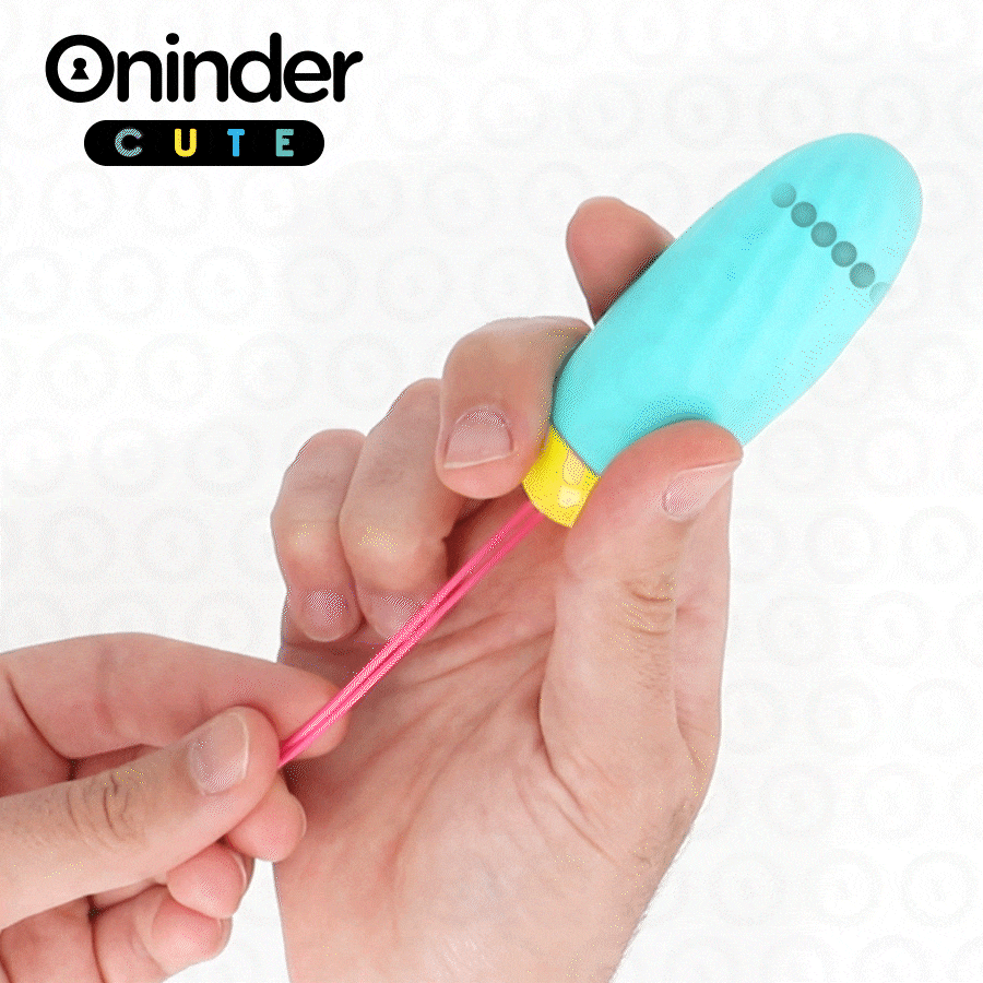 ONINDER CUTE - UOVO VIBRANTE LOVE PLEASURE - SFERE IN SILICONE ROTANTI - APPLICAZIONE MONDIALE GRATUITA