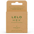 LELO - HEX CAJA DE PRESERVATIVOS BIOLÓGICOS 3 UNIDADES