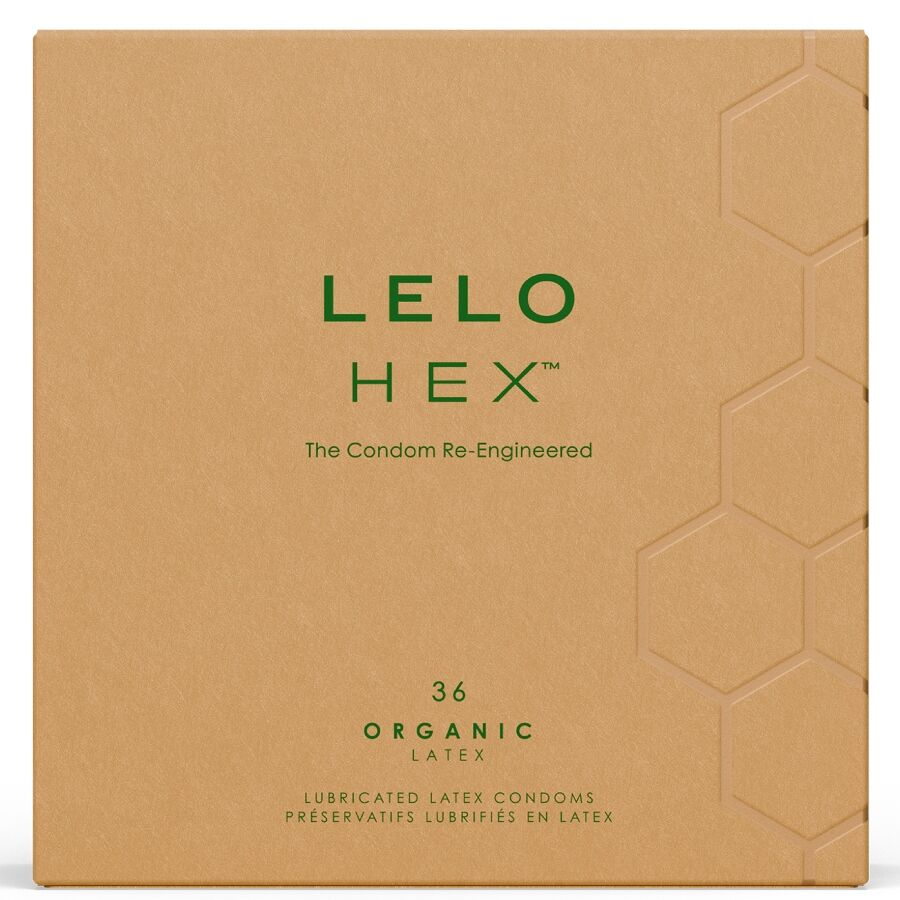 LELO - HEX CAJA DE 36 PRESERVATIVOS ECOLÓGICOS
