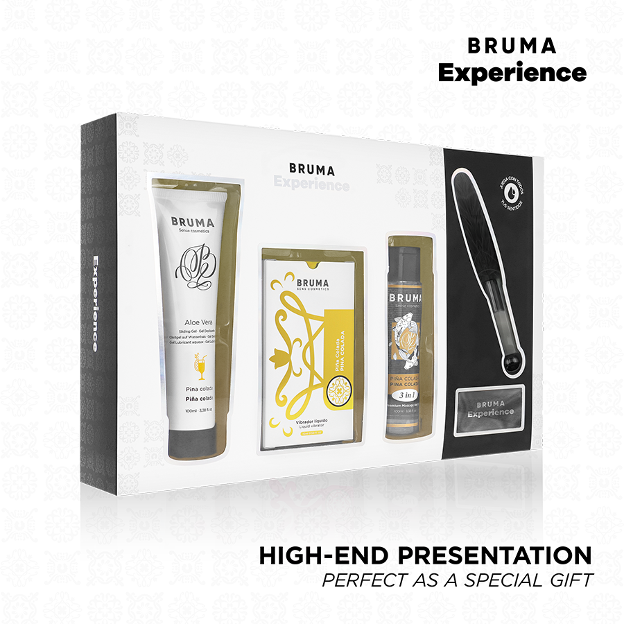 BRUMA XPERIENCE - KIT VIBRO-ORGÁSMICO PIÑA COLADA TENTACIÓN DULCE
