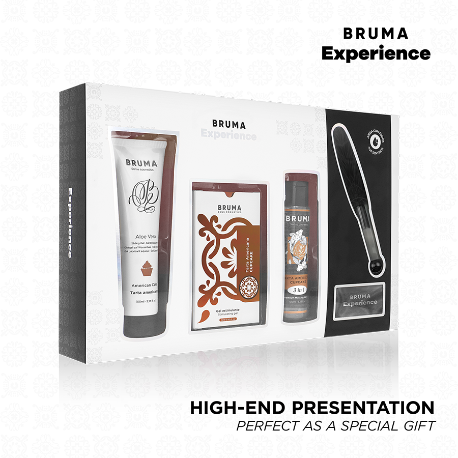 BRUMA XPERIENCE - SWEET AMERICAN TART TEMPTATION KIT WITH ORGASM AMPLIFIER