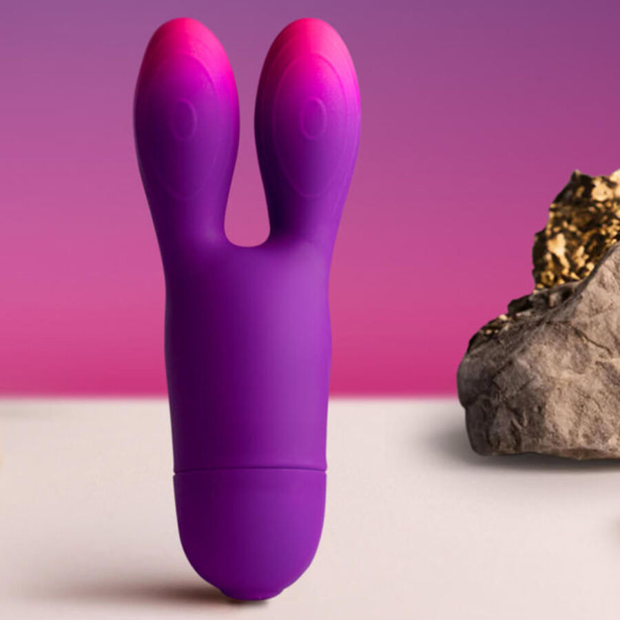 ROCKS-OFF - GLO-GIRL BUNNY VIBRADOR FLEXIBLE VIOLETA