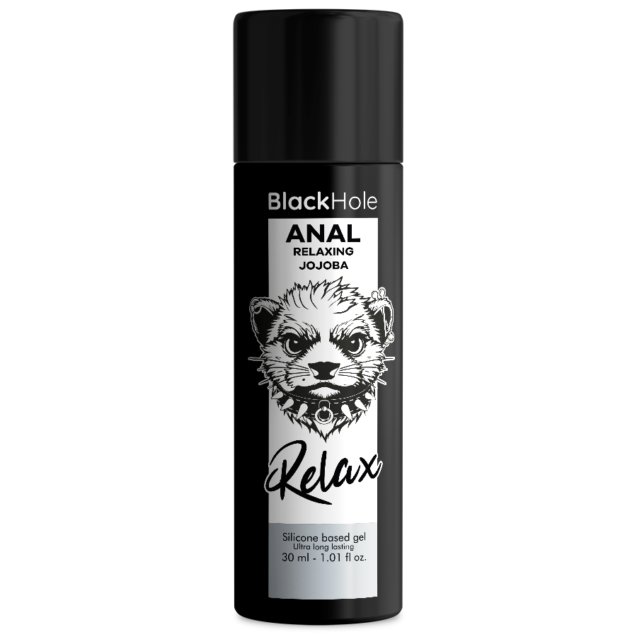 BLACK HOLE - RELAJANTE ANAL JOJOBA RELAX BASE SILICONA 30 ML
