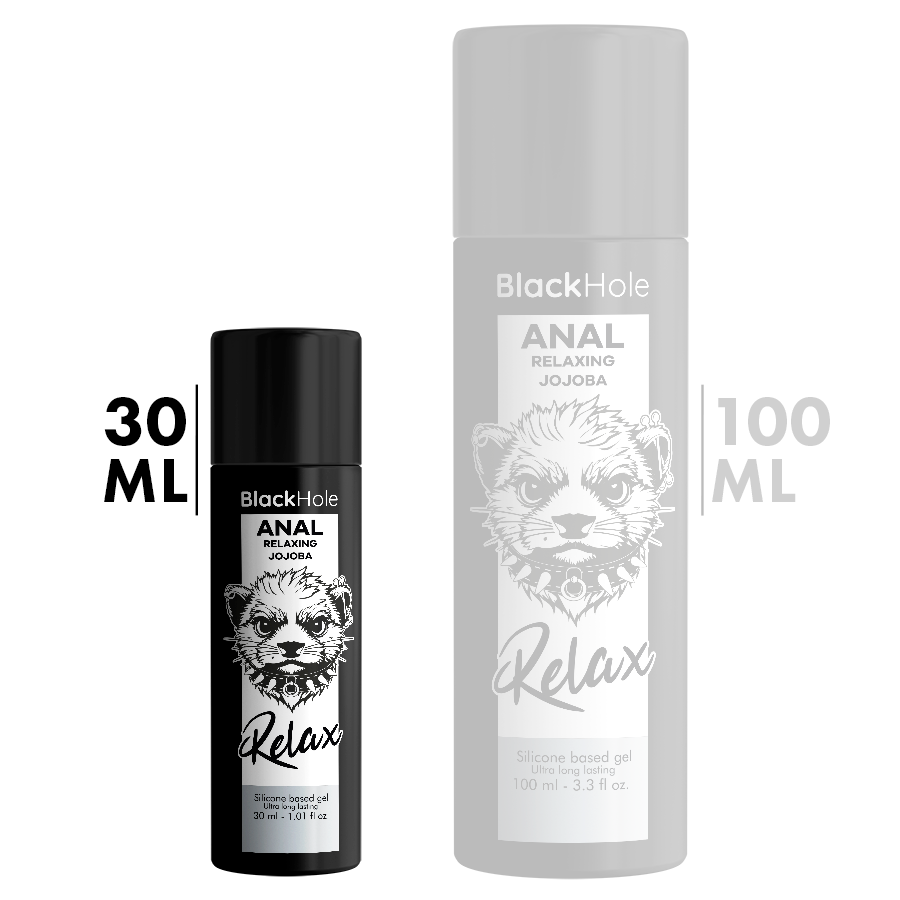 BLACK HOLE - RELAJANTE ANAL JOJOBA RELAX BASE SILICONA 30 ML