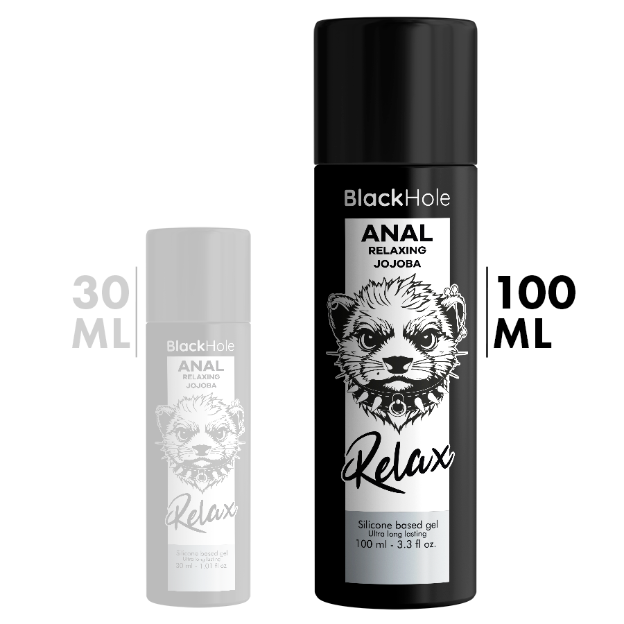 BLACK HOLE - RILASSANTE ANALE JOJOBA BASE SILICONE 100 ML