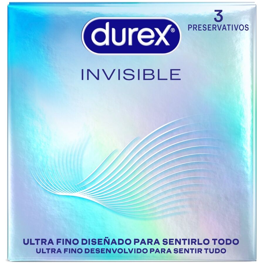DUREX - INVISIBLE ULTRA THIN CONDOMS 3 COUNT
