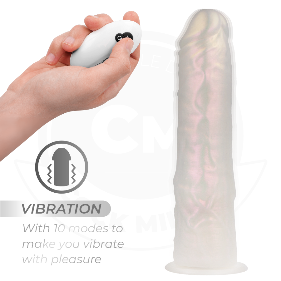 COCK MILLER - MASTURBADOR CON VENTOSA, LUCES Y VIBRACIONES CON MANDO A DISTANCIA BLANCO 21,5 CM