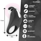 MORESSA - BRAD PREMIUM SILICONE RECHARGEABLE NOIR